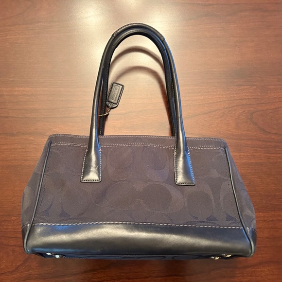 Black Coach Hampton Madeline Signature Satchel